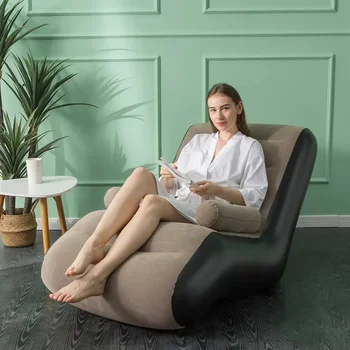Мързелива чанта Air Lounge Всекидневна Диван Модерен минималистичен комфортен единичен конвертируем диван момичета бутер диван Cama мебели за дома