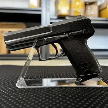 Нов бутиков магазин дисплей подпори Clear акрилни открит пистолети притежателя пистолет модел показва пистолет дисплей стойка багажник