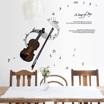 самозалепващи тапети черна цигулка модел за хол спалня декорация на дома винилови стикери водоустойчиви стикери за стена