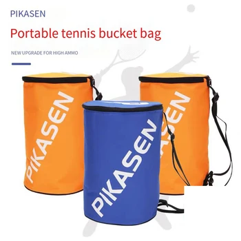 Тенис кофа чанта тръба чанта водоустойчив голям капацитет изолационен слой рамо спортни трайни и сгъваеми обучение чанта